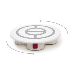 PIATTO GIROTORTA C/BASE E BLOCCO D.32