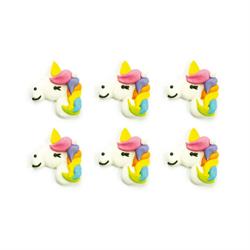 DECORI IN ZUCCHERO PZ.6 UNICORNO