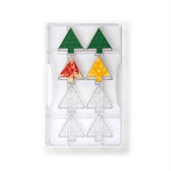 STAMPO CIOCCOLATO ALBERO DI NATALE 8 CAVITA'
