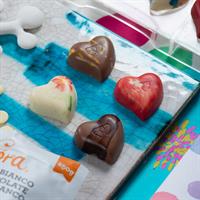 STAMPO CIOCCOLATO CUORI 10 IMPRONTE