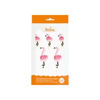 DECORI IN ZUCCHERO PZ.5 FENICOTTERI