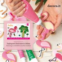 SET 2 TAGLIAPASTA PALMA E  FENICOTTERO