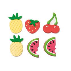 DECORI IN ZUCCHERO FRUTTA PZ.6