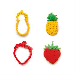 SET 2 TAGLIAPASTA ANANAS E FRAGOLA CM.8