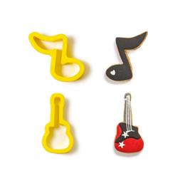 SET 2 TAGLIAPASTA NOTA E CHITARRA CM.8