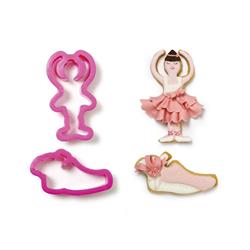 SET 2 TAGLIAPASTA SCARPETTA BALLERINA CM.8