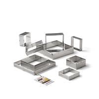 QUADRO INOX FORATO CM.20X20 H.3,5