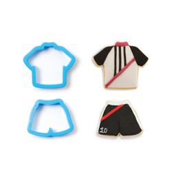SET 2 TAGLIAPASTA CALCIO MAGLIA E PANTALONCINO