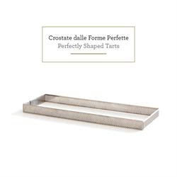 RETTANGOLO INOX FORATO CM.8X19 H.2