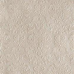 TOVAGLIOLI 33X33 3 VELI PZ.15 ELEGANCE TORTORA PERLA