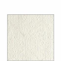 TOVAGLIOLI 25X25 3 VELI PZ.15 ELEGANCE PERLA WHITE