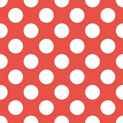 TOVAGLIOLI 33X33 3 VELI PZ.15 POIS ROSSO