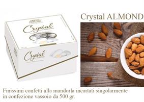 CONFETTI MANDORLA GR.500 CRYSTAL ALMOND BIANCHI