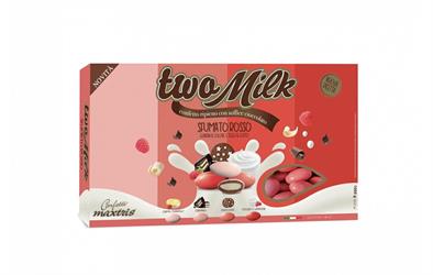 CONFETTI TWOMILK KG. 1  SFUMATO AL GUSTO ROSSO