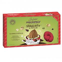 CONFETTI CIOCAMOUR KG.1 SBAGLIATO ROSSO AL PISTACCHIO