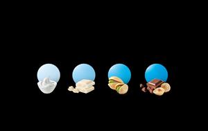 CONFETTI BON BON CREAM  MIX SFUMATO CELESTE GR.900