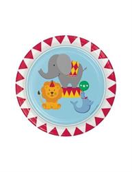 PIATTI CARTA CM.18 PZ. 8 CIRCUS