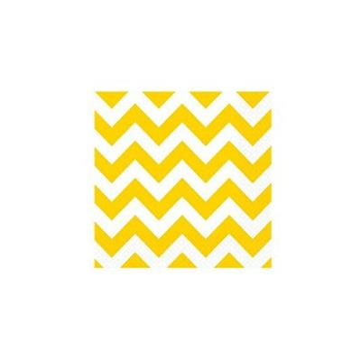 TOVAGLIOLI 25X25 2V. PZ.16 RIGHE/POIS GIALLE