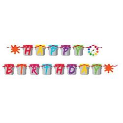 FESTONE HAPPY BIRTHDAY ART PARTY