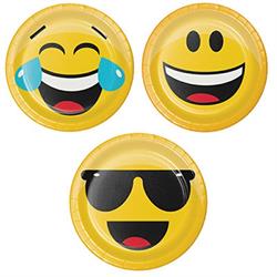 PIATTI CARTA CM.17,4  EMOJIONS