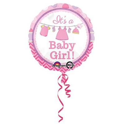 PALLONE FOIL IT'S A BABY GIRL CM.42