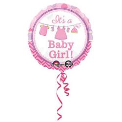 PALLONE FOIL IT'S A BABY GIRL CM.42