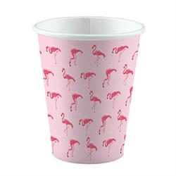 BICCHIERE CARTA PZ.8    FENICOTTERO