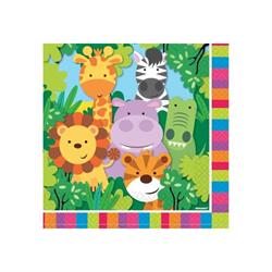 TOVAGLIOLI 33X33 2V. PZ. 20  ANIMALS JUNGLE