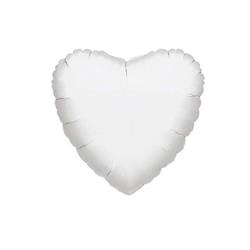 PALLONE FOIL CUORE BIANCO CM. 80