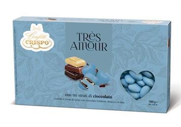 CONFETTI TRES AMOUR KG.1 CUORE CELESTE