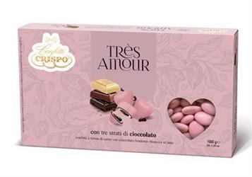 CONFETTI TRES AMOUR KG.1 CUORE ROSA