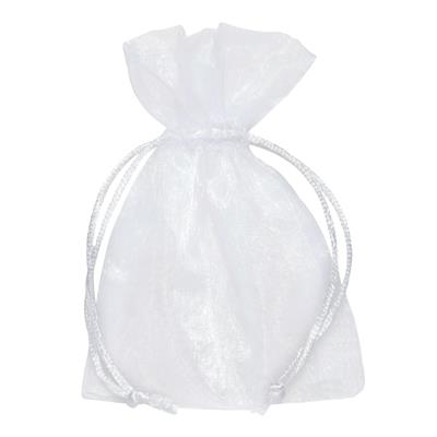 SACCHETTO ORGANZA CM.7,5 X10 PZ.10 BIANCO