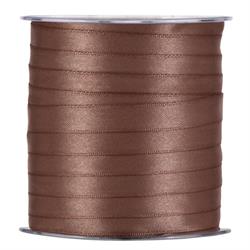NASTRO DOPPIO RASO IMPORT MM.10 MT.100 LIGHT BROWN