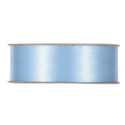 NASTRO DOPPIO RASO IMPORT MM. 25 MT.50 LIGHT BLUE