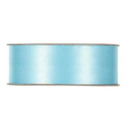 NASTRO DOPPIO RASO IMPORT MM. 25 MT.50 SKY BLUE