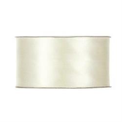 NASTRO DOPPIO RASO IMPORT MM. 40 MT.25 LIGHT CREAM