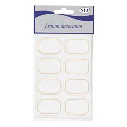 ETICHETTE ADESIVE MM.30X45 PZ.48 WHITE