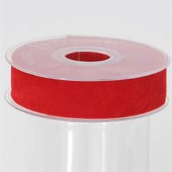 NASTRO VELVET DOUBLE MM. 25 MT.70 RED