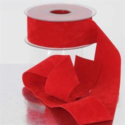 NASTRO VELVET DOUBLE MM. 40 MT.7 RED