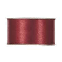 NASTRO DOPPIO RASO IMPORT MM. 40 MT.25 BORDEAUX