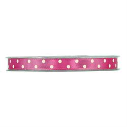 NASTRO TESSUTO POIS     MM.25 MT.20 FUCSIA