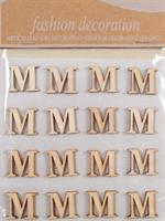 STICKERS LEGNO LETTERA  M