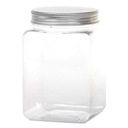 SCATOLA PET TRASPARENTE QUADRA CM.7X7X11 ML.490