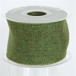 NASTRO IUTA GLITTER MM. 63 MT.10 GREEN