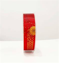 NASTRO SATIN DOUBLE BLOOM MM.25 MT.20 RED