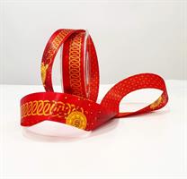 NASTRO SATIN DOUBLE BLOOM MM.25 MT.20 RED