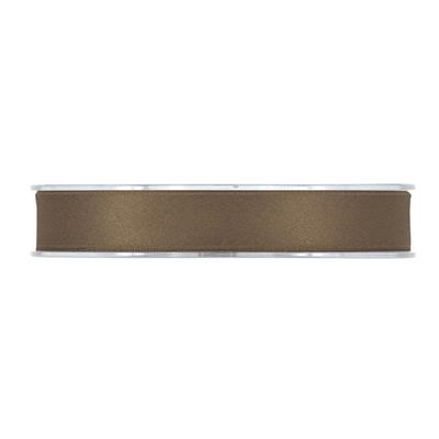 NASTRO SATIN DOUBLE MM. 15X15MT. BROWN