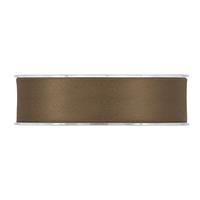 NASTRO SATIN DOUBLE MM. 25X15MT. BROWN