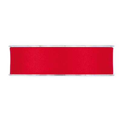 NASTRO SATIN DOUBLE MM. 25X15MT. RED