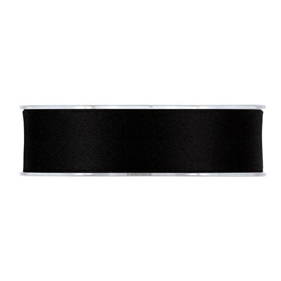 NASTRO SATIN DOUBLE MM. 25X15MT. BLACK